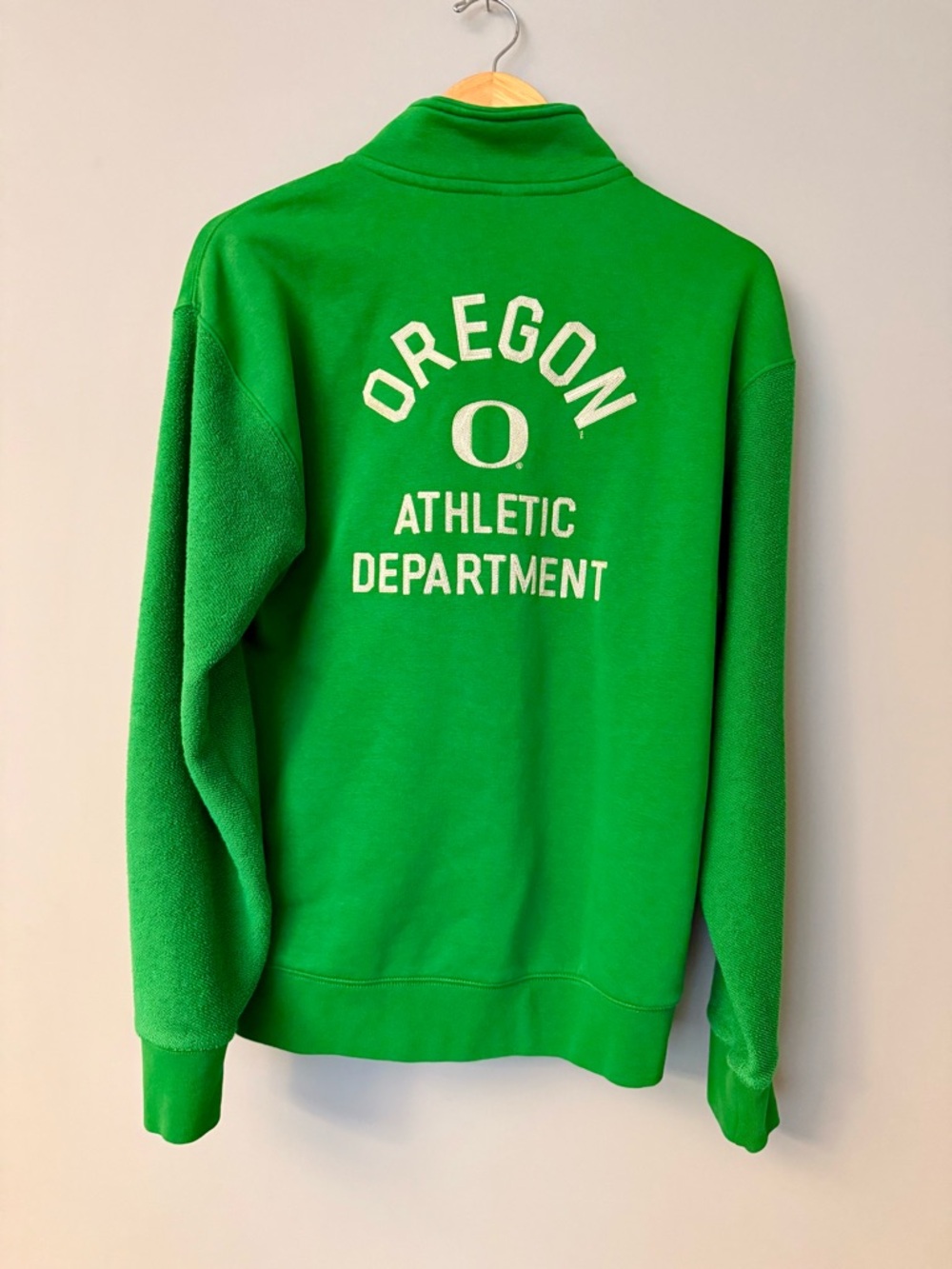 Nike Oregon Ducks Athletic 1/4 Zip Pullover Women’s Team Logo Spirit Wear - Picture 7 of 10